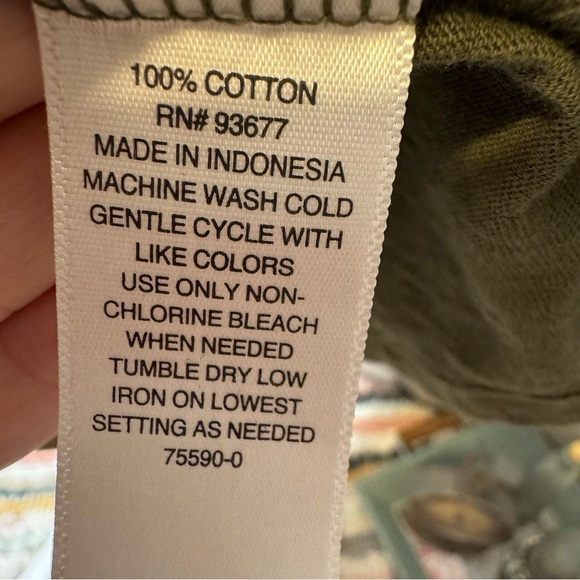 A. N. A. Green Boxy Short Sleeve T-Shirt Size 2XL - Picture 10 of 10